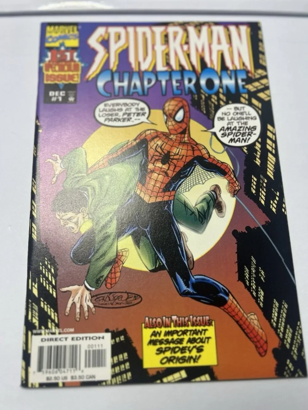 SPIDER-MAN: Chapter ONE #1 (1998): Direct High Grade Comic Book